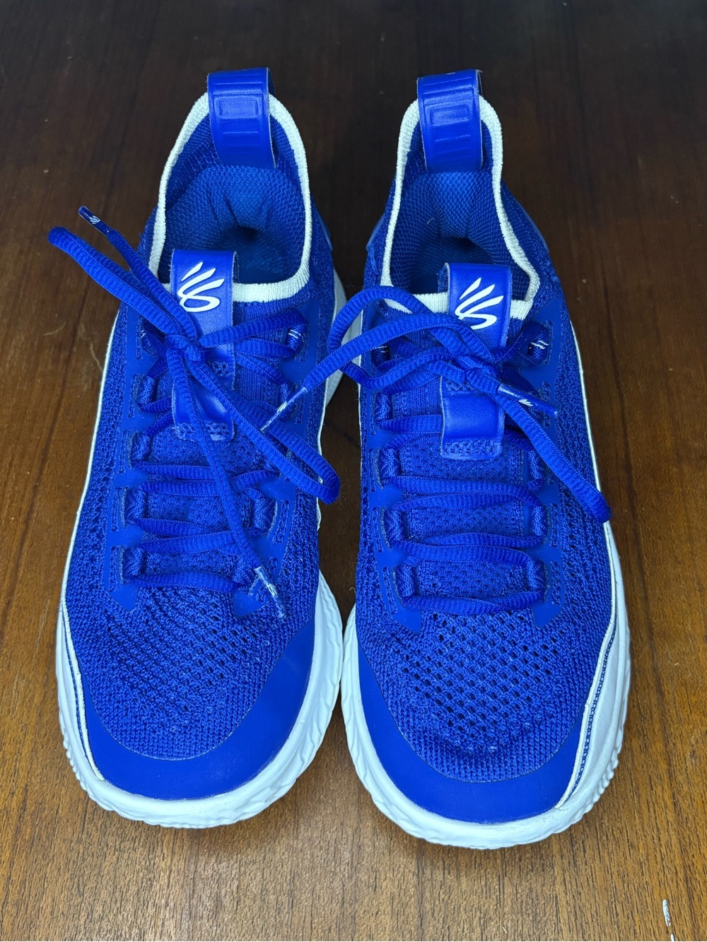Under Armour Curry Flow 8 Flow Like Water Royal Blue White Boys Basketball 5Y